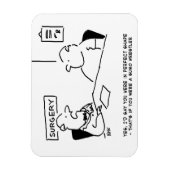 Obesitas Sumo Cartoon Magneet (Verticaal)