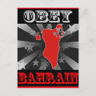 Obey Bahrain Briefkaart