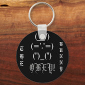 OBEY! Button Sleutelhanger (Voorkant)