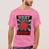 Obey Colombia T-shirt (Voorkant)