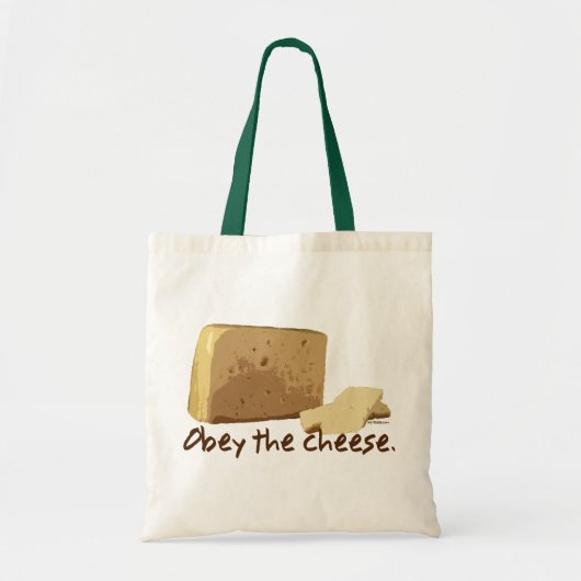 Obey de Kaas Tote Bag (Voorkant)