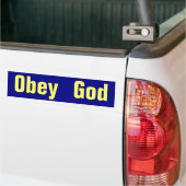Obey God Bumpersticker (Op Truck)