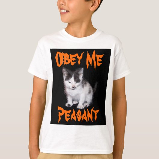 Obey Me Peasant T-shirt (Voorkant)