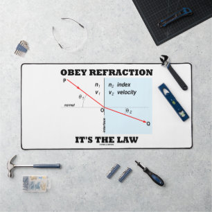 Obey Refraction C'est La physique de droit de l'Ét
