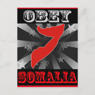 Obey Somalia Briefkaart
