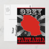 Obey Tanzania Briefkaart (Voorkant / Achterkant)