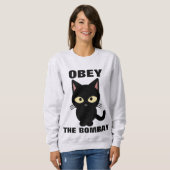 OBEY THE BOMBAY Chat T-shirts (Devant entier)
