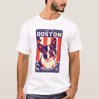 Obey the Boston Terrier. T-shirt
