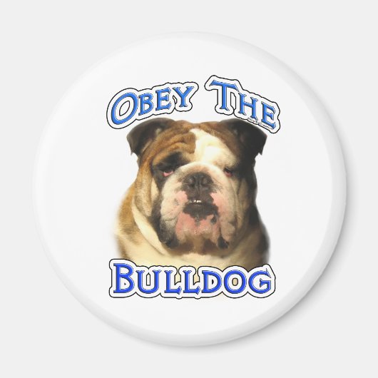 Obey the Bulldog - Magnet (Devant)