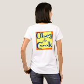 Obey the Cook Funny Kitchen Dit T-shirt (Dos entier)