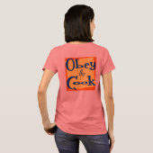 Obey the Cook Funny Kitchen Dit T-shirt (Dos entier)
