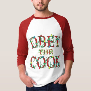 Obey the Cook Funny Vacances T-shirt
