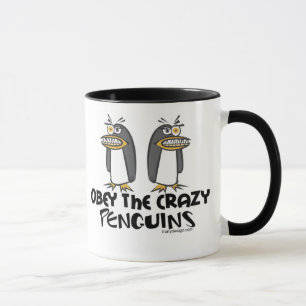 Obey The Crazy Penguins Mokken - Gepersonaliseerd