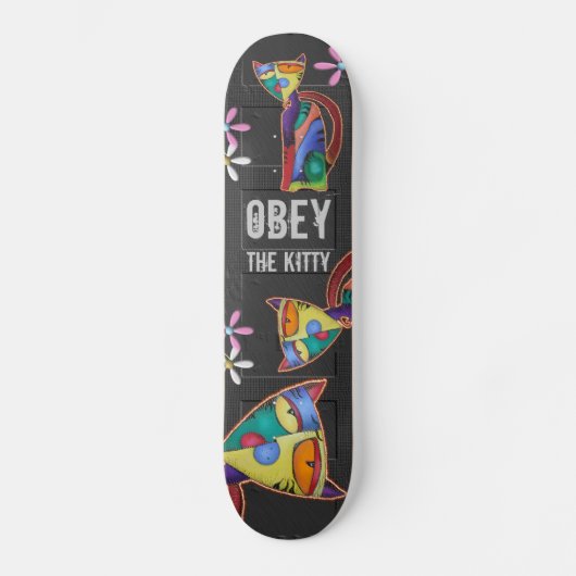 Obey The Kat Skateboard (Voorkant)