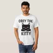 OBEY THE KITTY CAT T-SHIRTS (Devant entier)