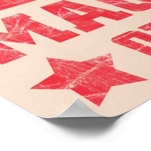 Obey the Twitter Red Mao Bird Poster (Hoek)