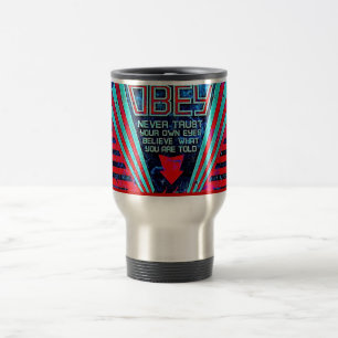 Obey! Travel Mug Reisbeker