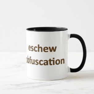 obfuscatie van eschew mok
