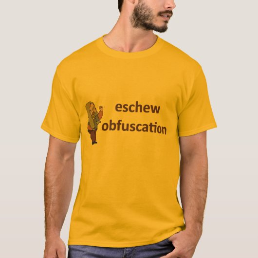 obfuscatie van eschew t-shirt (Voorkant)