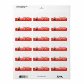 OBG LOGO ADRESETIKETTEN ETIKET (Full Sheet)