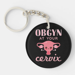 OBGYN bij Uw Cervix Sleutelhanger