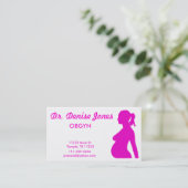OBGYN Doctor Visitekaartje (Staand voorkant)