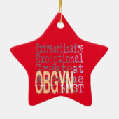 OBGYN Extraordinaire Keramisch Ornament (Achterkant)