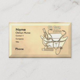 ObGyn Infirmière carte de visite