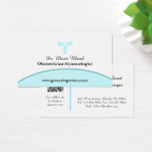 OBGYN Turquoise moderne élégant avec code QR (Bureau)