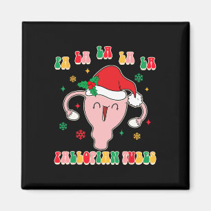 Obgyn vroedvrouw Doula Christmas Fa La La La Fallo Magneet