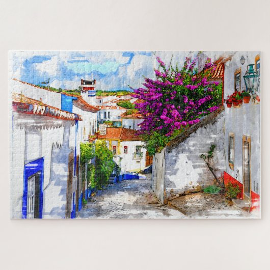 Obidos Fleurs Puzzle (Horizontal)