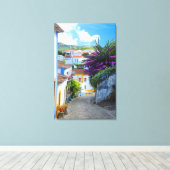 Obidos Flowers Canvas Afdruk (Insitu (Houten vloer))