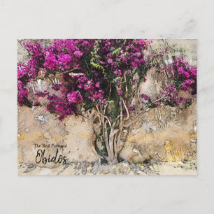 Obidos Kleuren Portugal Briefkaart