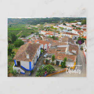 Obidos Village-The Real Portugal Briefkaart