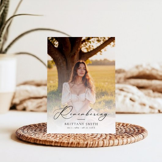 Obituary Order of Service Memorial Funeral Programma