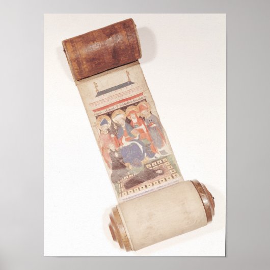 Obituary scroll, 1406 poster (Voorkant)