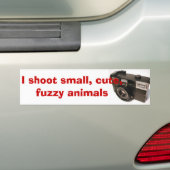 Objeccamera0079g, ik schiet klein, schattig, duize bumpersticker (Op auto)