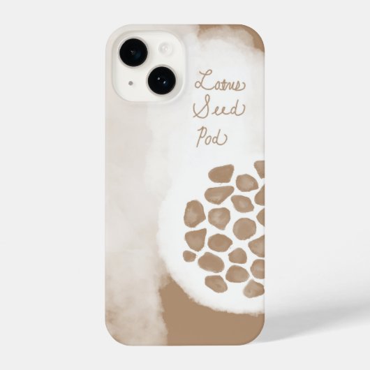Object_11_lotus pod iPhone case iPhone Hoesje (Achterkant)