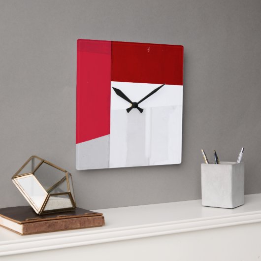 Object_13_Kwartet Vierkante Klok (Kantoor)