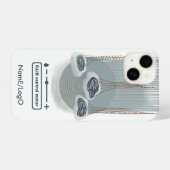 Object_2_rain control meter iPhone case Hoesje (Achterkant horizontaal)