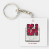 Object_4_Variaties op het Ruby acryl Sleutelhanger (voorkant)