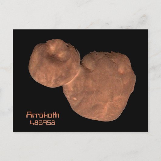 Object Arrokoth Kuiper Belt Briefkaart (Voorkant)