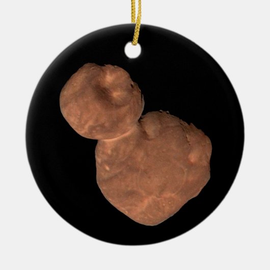 Object Arrokoth Kuiper Belt Keramisch Ornament (Voorkant)