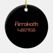 Object Arrokoth Kuiper Belt Keramisch Ornament (Achterkant)
