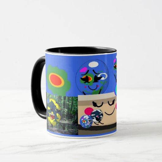 Object Cosmos Aarde en Biomo Mok (Voorkant links)