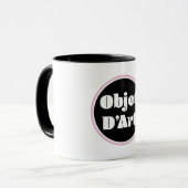Object D'Art Logo: Scannable QR Code Mok (Voorkant links)