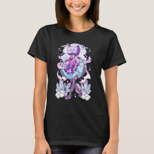 Object Head Tv Cosplay Pastel Gothic Neko Cat Crys T-shirt