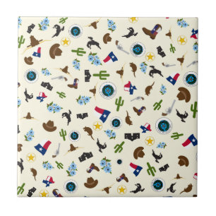 Objecten die bekend staan als Texas Tegeltje