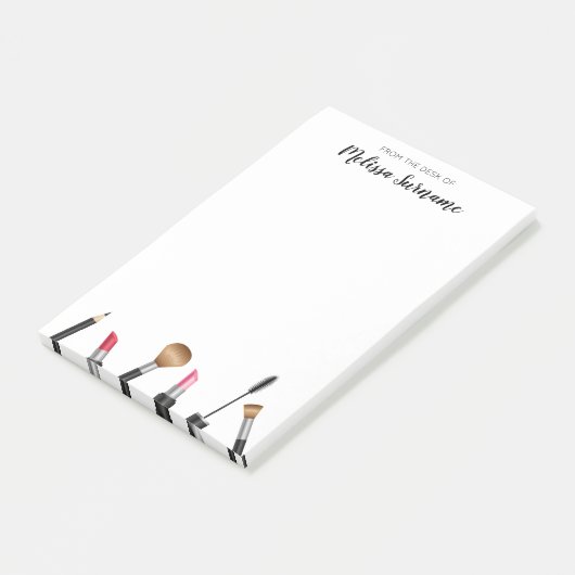 Objecten ontwerpen en persoonlijke naam maken post-it® notes (Schuin)