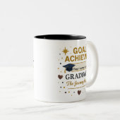Objectif atteint Graduate Mug (Devant droit)